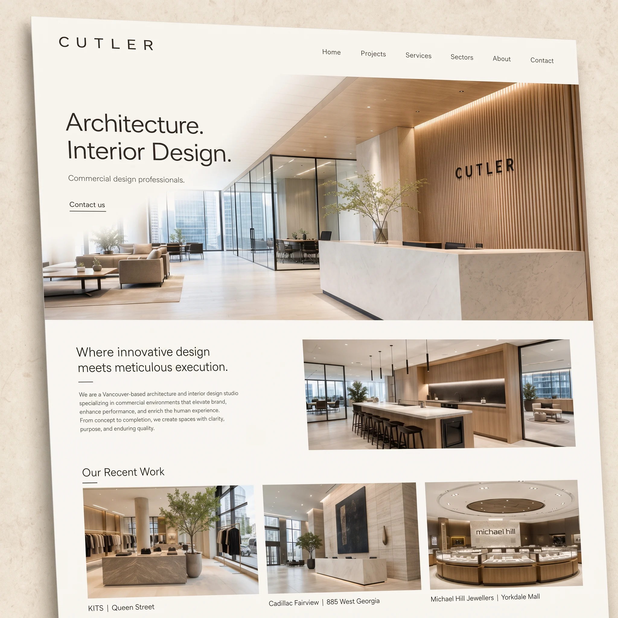 Cutler Studio - Main Hero Preview